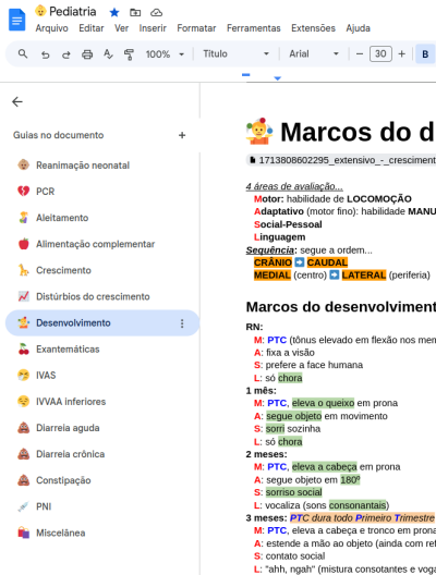 Guias no Docs